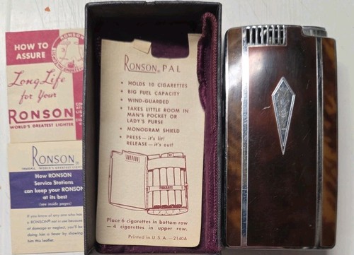 Ronson pal mastercase lighter - pal,