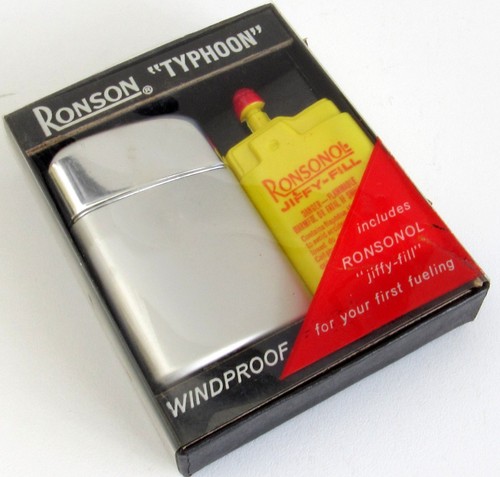 Vintage ronson typhoon lighter - ronson,