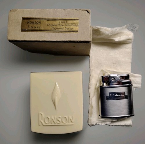Nos chrome plate - chrome, ronson