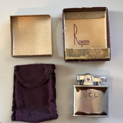 Ronson lighter with box - ronson,